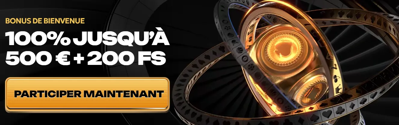 Bannière promotionnelle du Spinsy Casino avec offres et bonus